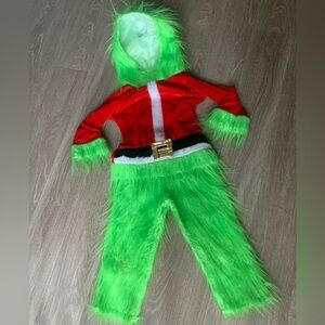 Festive Red and Green Kids Costume